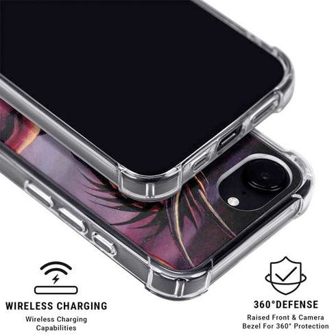 Ruth Thompson Red Dragon by Ruth Thompson iPhone 16e Clear Case